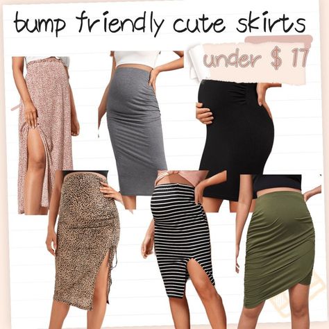 cute maternity skirts for less than $17. perfect for maternity outfit or maternity photoshoot. Skirt Pregnancy Outfit, Maternity Pencil Skirt, Maternity Skirts, Pregnancy Outfit, Maternity Clothes Summer, Cute Maternity, Maternity Outfit, Pencil Skirt Outfits, Pregnancy Looks