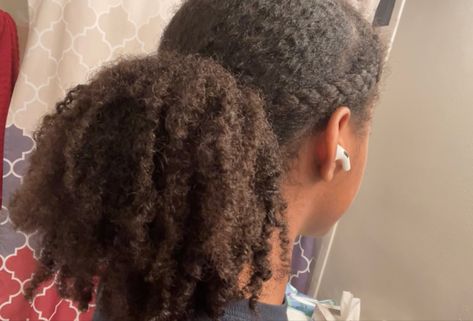 4c Ponytail, Ponytail Messy, Afro Ponytail, Curly Hair Ponytail, 4b Hair, 4a Hair, 3c Hair, Second Day Hairstyles, Feed In Braids Hairstyles