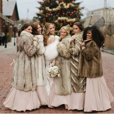 Wedding Fur Coat, Winter Wedding Fur Shawl, Bridesmaids Pink, Vintage Fur Shawl, Fur Stole Wedding, Winter Wedding Fur, Winter Wedding Bridesmaids, Fur Shawl Wedding, Vintage Fur Stole