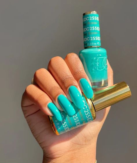 MDN DC Gel Duo - Chasing Summer #255 0,6 oz 18 mL

 DC représente notre vernis gel haut de gamme avec une pigmentation et une couverture supérieures. Le vernis gel DC dure jusqu'à 3 semaines sans s'écailler ni peler, et s'absorbe complètement en seulement 10 à 15 minutes. Dnd Nail Colors, Dnd Colors, Teal Nail Polish, Neon Gel Polish, Dnd Gel Nail Polish, Dnd Nail Polish, Gel Polish Designs, Summer Nail Polish, Teal Nails