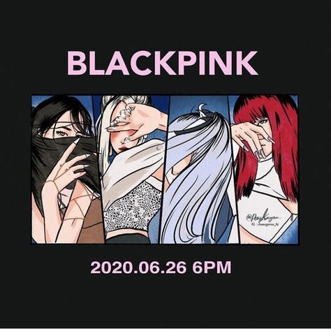 Blackpink Artwork, Twitter Fanart, Blackpink Fanart, Kpop Anime, Blackpink Poster, Blackpink Wallpaper, Jennie Jisoo, Kpop Drawings, Arte Sketchbook