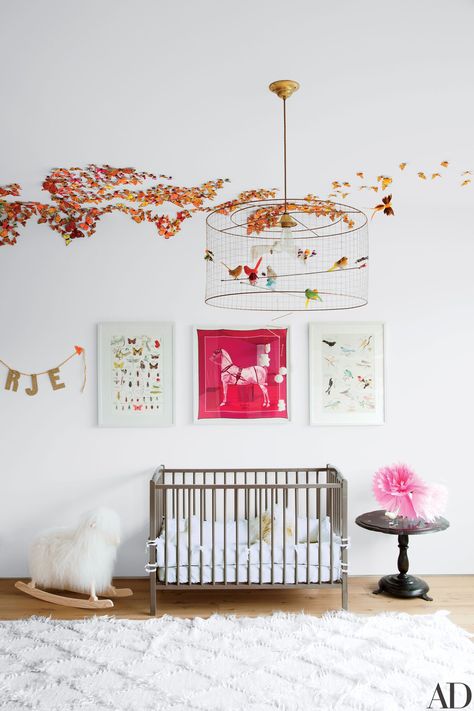 Fashion Designer Jenni Kayne’s House in Beverly Hills | Architectural Digest Stylish Kids Bedroom, Tiny Person, Mini People, Kid Decor, Whimsical Nursery, Cage Light, Pregnancy Style, Baby Boom, Baby Rooms