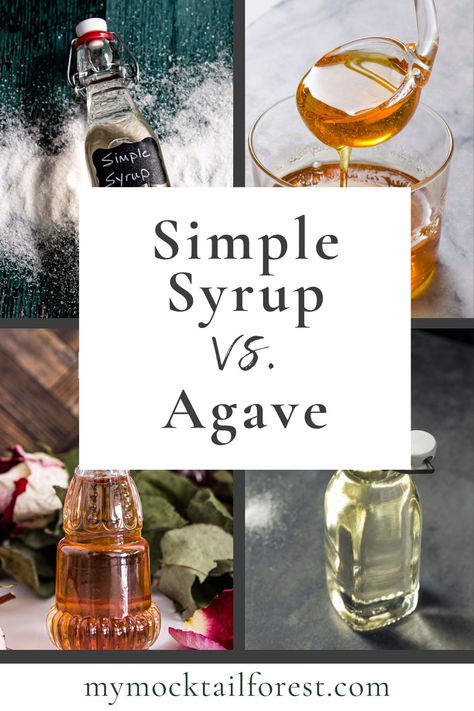 If you’ve ever whipped up a cocktail or mocktail, you know that syrups are an essential part of the mix. But which type of liquid sweetener should you use? Is simple syrup really better than agave nectar? What’s the difference between them, anyway? Agave Simple Syrup, Agave Syrup Recipes, What Is Simple Syrup, Christmas Mocktail Recipes, Watermelon Syrup, Sweetness Level, Simple Sugar Syrup, Syrup Recipes, Coconut Syrup