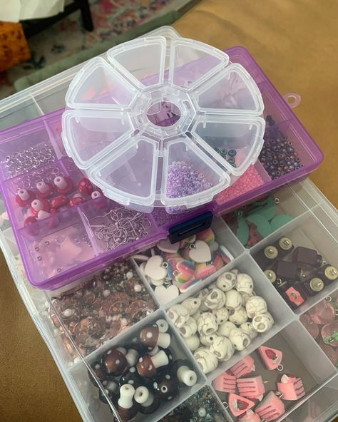 Time to organize some beads~ I have too many…but am I organizing them to make room for more that I’ve already ordered? The world may never know <w<;; | | | #underthelavendermoon #underneaththelavendermoon #beads #beadsbeadsbeads #beadorganization #jewelrymaking Bulk Bead Storage, Traveling Bead Storage, Jewelry Making Supplies Artbeads.com, Purple Round Faceted Beads, Bead Organization, Purple Faceted Round Beads, Beads