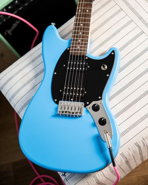 Mustang Monday. The Squier Sonic Mustang HH's short scale length and ceramic humbuckers offer high-horsepower performance for players at… | Instagram 2024 Mustang, Mustang Guitar, Guitar Obsession, Guitar Center, Axes, Guitarist, Sonic, Mustang, Electric Guitar