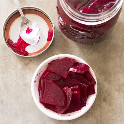 Pickled Beets with Orange and Rosemary | Cook's Illustrated Best Pickled Beets Recipe, Canned Beets, Pickled Beetroot, Pickled Beets Recipe, Beets Recipe, Steamed Cabbage, Canning Ideas, Orange Salmon, Kinds Of Vegetables