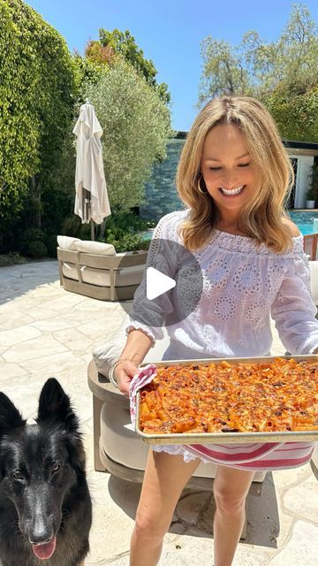 Giada Dinner Recipes, Giadzy Recipes Pasta, Giada's Sheet Pan Lasagna, Thanksgiving Pasta Dishes, Pasta Norma Recipe, Sheet Pan Pasta Alla Norma, Giada's Pasta Recipes, Sheet Pan Pasta, Pasta Norma