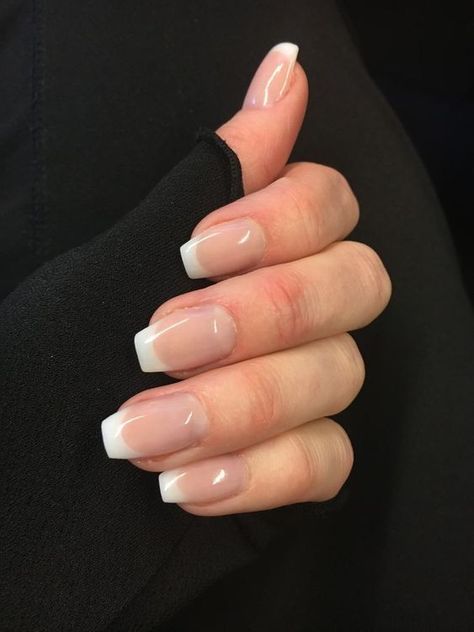 Check out these gorgeous French tip nails! Including french tips and french nails #frenchtipnails #frenchtips #frenchnails Manicure Natural, White Tip Nails, French Tip Nail Designs, French Manicure Nails, Ombre Acrylic Nails, Easy Nails, French Tip Acrylic Nails, Her Nails, Thanksgiving Nails