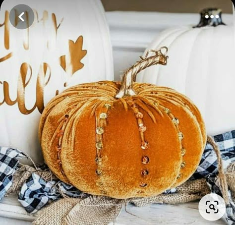 Pumpkin Tutorial, Craft Pumpkins, Recycled Diy, Fall Pumpkin Crafts, Fall Arts And Crafts, Pretty Pumpkins, Autumn Pumpkins, Foam Pumpkins, Pumpkin Projects