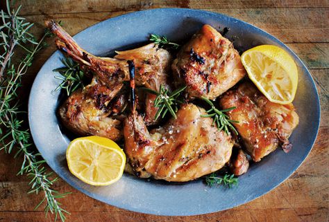 Rabbit Confit from @LeitesCulinaria - Would you eat it for Easter? WE Would! #hgeats Rabbit Confit Recipe, Rabbit Confit, Roasted Rabbit Recipe, Rabbit Cooking, Roasted Rabbit, Cooking Rabbit, How To Cook Rabbit, Recipes For Venison, Roast Rabbit