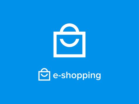 e-shopping by Hazzaa Al Ameri on Dribbble Supermarket Logo, Transport Logo, Shopping Logo, Market Logo, Supermarket Design, Circle Logo Design, Ecommerce Logo, Perfume Store, Sports Graphic Design