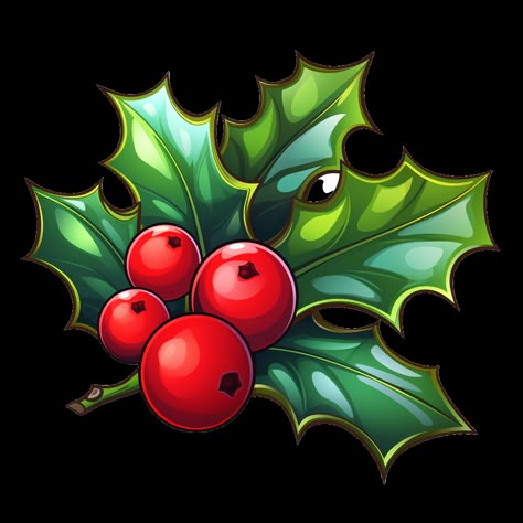 Elevate your seasonal designs with the timeless beauty of Christmas holly clip art. Download now for a classic and elegant touch to your creations. Holly Drawing Christmas, Leaf Clip Art, Festive Design, Holly Leaves And Berries, Red Green Christmas Decor, Holly Leaves, Png Christmas, Christmas Images Clipart, 2025 Design