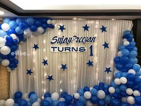 Farewell Decoration Ideas School Stage, Farewell Stage Decoration Ideas, Baloon Decoration Idea, Farewell Decoration Ideas, Birthday Ballon Decorations, Teachers Day Decoration, Farewell Party Decorations, Farewell Decorations, First Birthday Decorations Boy