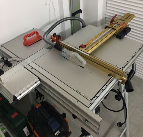 Festool Table Saw, Festool Cms, Festool Track Saw, Workshop Table, Portable Workbench, Woodworking Table Saw, Table Saw Jigs, Mobile Workbench, Router Tables