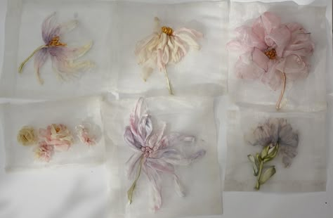 Textile Creation, Fabric Techniques, A Level Textiles, Textile Techniques, Floral Veil, Brand Aesthetic, Floral Textile, Fashion Crafts, Textiles Techniques