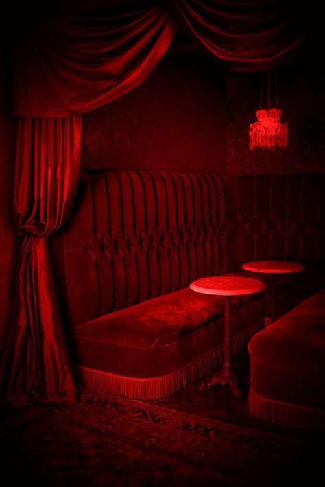 picture prompt: The booth. Canopy Bed Velvet, Vintage Nightclub Aesthetic, Dark Speakeasy Aesthetic, Moulin Rouge Interior, Dark Bar Aesthetic, Partying Aesthetic, Moulin Rouge Aesthetic, Speakeasy Lounge, Red Martini