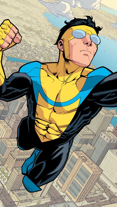 Invincible Wallpaper Iphone, Invincible Comic Art, Invincible Wallpaper, Invincible Art, Wallpaper Pc 4k, Mark Grayson, Ryan Ottley, Omni Man, Comic Wallpaper