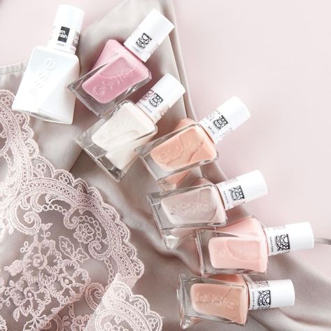 @essie on Instagram: “NEW COLLECTION ALERT: our new gel couture #essiesheersilhouettes are soft, see-through shades that will have you shining with sheer…” Essie Sheer, Hands Nails, Essie Gel Couture, Essie Gel, Gel Couture, Essie, Pretty Nails, Nail Care, New Collection