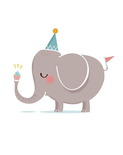 LISA HUNT - professional children's illustrator, view portfolio Image Positive, Elephant Illustration, Birthday Illustration, Elephant Birthday, Elephant Love, Tableau Art, Picture Illustration, Elephant Art, Love Illustration