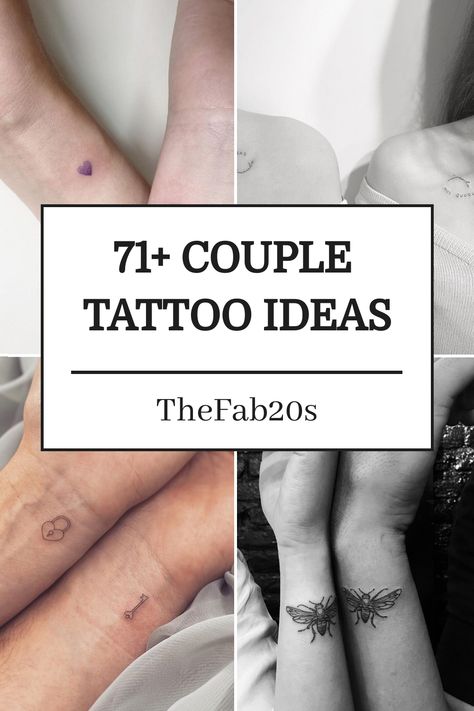 Explore over 71 unique concepts for couple tattoos that beautifully symbolize your love and connection. Whether you prefer complementary designs or individual motifs with special meanings, our comprehensive collection has the ideal tattoo inspiration for every duo looking to commemorate their relationship in a meaningful way. Unveil the perfect ink ideas to showcase your bond through art and create lasting memories together. Unique Partner Tattoos, Interlocking Tattoos For Couples, Opposites Tattoos Ideas, Matching Non Matching Tattoos Couples, But The Greatest Of These Is Love Tattoo, Tattoos That Join Together, Linking Tattoos Together, Small Meaningful Tattoos For Couples, Couple Tatoos Minimaliste