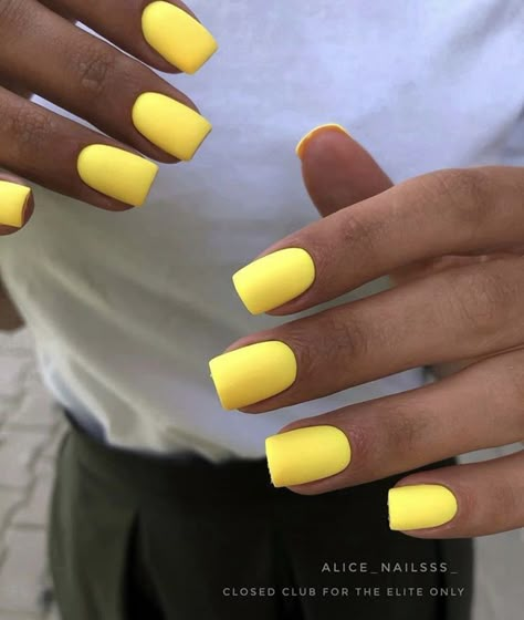 Snow Nails, Yellow Nails Design, August Nails, Nails 2021, Easter Nails, Hot Nails, Yellow Nails, Dope Nails, Love Nails