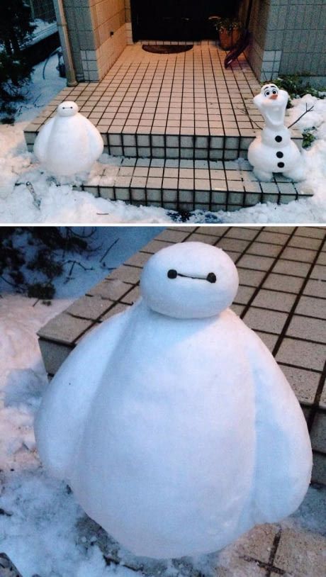 Heavy Snowfall, Funny Snowman, City Vehicles, Urban Exploring, Snow Sculptures, Heavy Snow, Snow Art, Snow Fun, Ice Sculptures