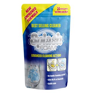 Splash Foam Cleaner - Sales Page Splash Spray Cleaner, Splash Toilet Bowl Cleaner, Splash Toilet Cleaner, Toilet Cleaner Diy, Toilet Stains, Cleaning Advice, Traditional Toilets, Kitchen Surfaces, Bathroom Smells