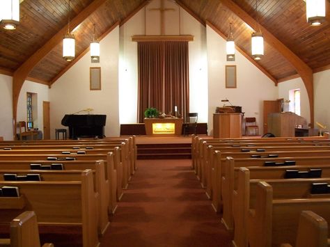 Inside church; view from back of sanctuary. Bfg Activities, Background Design Ideas, Church Ceiling, Supportive Wife, Church Welcome Center, Church Pulpit, Adventist Church, Person Walking, Church Interior Design