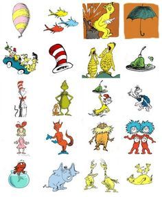 Dr Seuss Drawings, Dr Seuss Images, Dr Suess Characters, Dr Seuss Clipart, Dr Seuss Stories, Dr Seuss Printables, Dr Seuss Art, Game Crafts, Dr Seuss Classroom