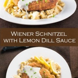 Chicken Snitchel Meals, Chicken Snitchel Recipes, Sauce For Schnitzel, Pork Snitzel, Schnitzel Chicken, Veal Dishes, Pork Schnitzel Recipe, Oktoberfest Recipes, Veal Marsala