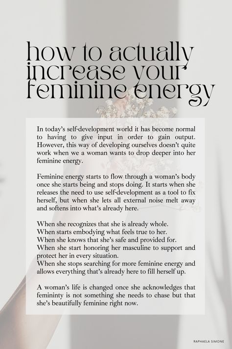 How To Connect To Feminine Energy, Tap Into Divine Feminine, Living In Your Feminine, How To Connect With Your Divine Feminine, How To Live In Your Feminine Energy, Activating Feminine Energy, Being A Feminine Woman, Connecting To Feminine Energy, Divine Feminine Embodiment