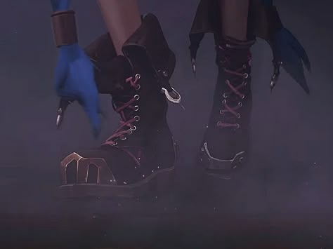 league of legends (Arcane) Jinx Boots Arcane, Jinx Arcane Screencaps, Jinx Shoes, Jinx Boots, Jinx Arcane Aesthetic, Arcane Shifting, Arcane Widgets, Cosplay Jinx, Jinx Aesthetic