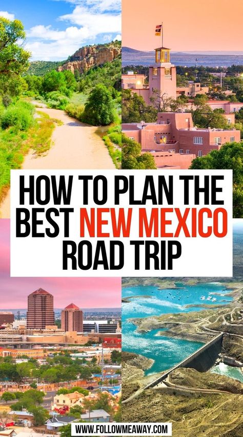 How to Plan the Best New Mexico Road Trip New Mexico Travel Beautiful Places, Things To See In New Mexico, New Mexico Travel Road Trips, New Mexico Travel Itinerary, New Mexico Road Trip Map, Things To Do In New Mexico, New Mexico National Parks, Road Trip National Parks, Mexico Road Trip