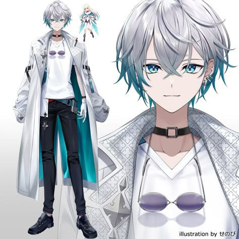 Male Vtuber Design Ideas, Honkai Male Character, Vtuber Model Male Base, Male Vtuber Body Base, Vtuber Model Ideas Male, Vtuber Models Ideas, Vtuber Design Male, V Tuber Design, Vtuber Male Model