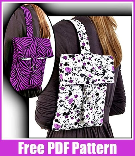 City Sling Bag - Free PDF Download Basic Quilting, Crochet Sling Bag, Basic Quilt, Sewing Projects Free, Crochet Shell Stitch, Bag Pattern Free, Sewing Purses, Handbag Patterns, Sling Bags