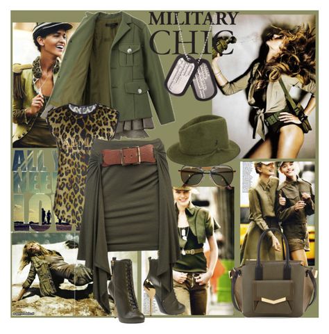 Punk Street Style, Army Look, Military Chic, Military Looks, Fashion Themes, Army Fashion, Mood Board Fashion, Green Coat, Sleeveless Tshirt