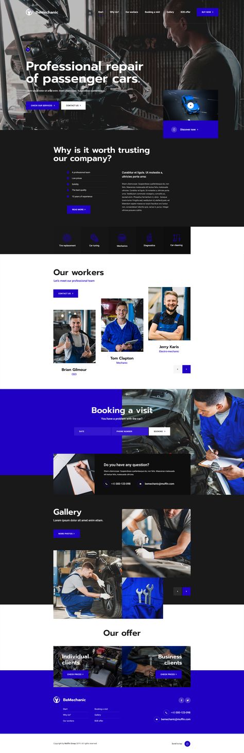 Mechanic Website Design, Mechanic Website, Web Design Websites, Mechanical Workshop, Creative Layout, Business Web Design, Car Workshop, Web Ui Design, Design Websites