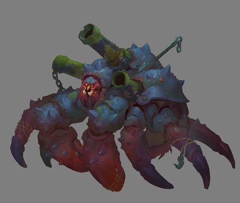 ArtStation - Ruined King NPC Color/Variant Support, Grace Liu Crabfolk Dnd, Crab People, Crab People Fantasy Art, Crab Person, Crab Person Character Design, Crab Fantasy Art, Alien Crab Concept Art, Crab Monster Concept Art, Crab Art