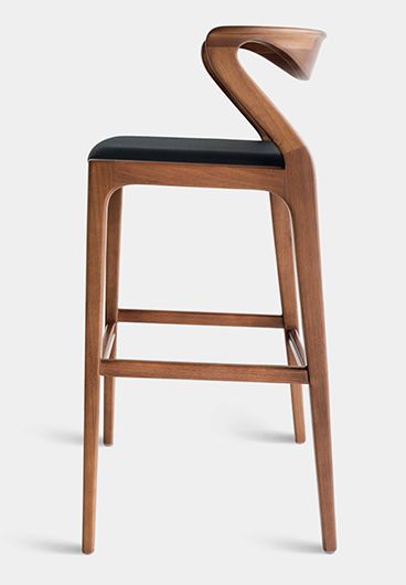 Modern Brazilin Design in Under Two Weeks from Sossego - NYDC Bar Chair Design Modern, Bar Chairs Design, Wooden Bar Table, Chair Design Modern, Kitchen Stool, Party Hall, Comfortable Furniture, Bar Chair, Kitchen Stools