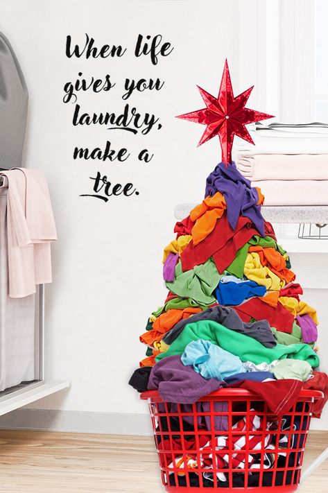 Laundry Christmas Tree, Laundry Jokes Humor Funny, Laundry Quotes, Laundry Company, Funny Optical Illusions, Fold Laundry, Wishy Washy, Self Service Laundry, Christmas Cleaning