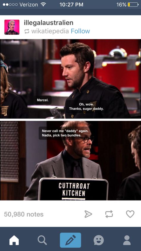 Cutthroat Kitchen Funny, Hostess Memes Restaurant, Funny Cooking Memes Hilarious, Cutthroat Kitchen, Can't Cook Memes Funny, Cooking Memes Humor, Restaurant Memes Humor, Call Me, Talk Show