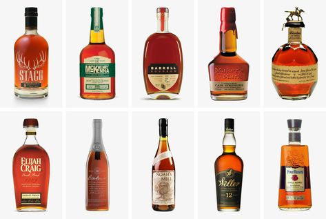 10 of the Best Bourbons You Can Buy for Less than $100 - Gear Patrol Good Whiskey Brands, Bourbon Tasting Party, Bourbon Whiskey Brands, Top Bourbons, Best Bourbon Whiskey, Wheated Bourbon, Single Barrel Bourbon, Alcohol Design, Best Bourbon