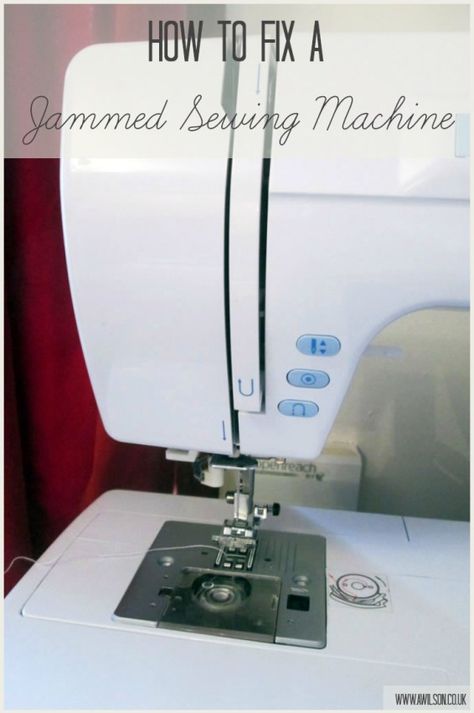 how to fix a jammed sewing machine Sewing Machine Tension, Sewing Machines Best, Sewing Machine Repair, Brother Sewing Machines, Sewing Machine Basics, Quilting Board, Machines Fabric, Sewing Machine Feet, Sewing 101