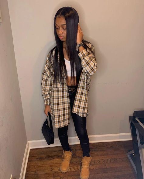 Black Timberlands Outfits Women, Cute Timberland Outfits, Black Timberland Outfits, Timbs Outfits Women, Tims Outfits, Timberland Outfits Women, Timbs Outfits, Faux Leather Leggings Outfit, Timberland Outfits