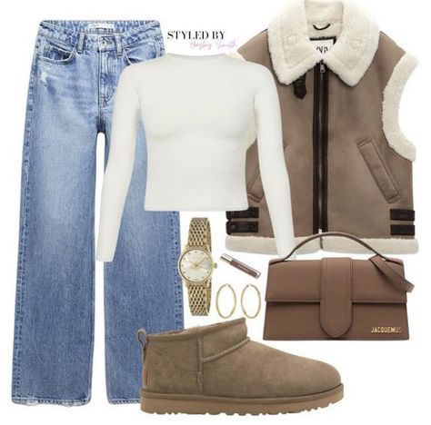 Zara Gilet Outfit Women, Zara Gilet, Hayley Smith, Casual Outfit Winter, Autumn Outfit Ideas, Zara Vest, Winter Fashion Outfits Casual, Outfit Layout, Cold Outfits