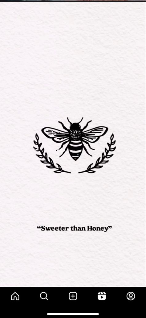 Honey Bee Tattoo, Bee Quotes, Bee Tattoo, The Ear, Honey Bee, Bumble Bee, Tatting, Tattoo Designs, Bee