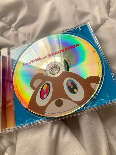 Kanye Bear, Kanye West Graduation Bear, Kanye West Albums, High School Graduation Pictures, Cd Album Covers, Graduation Album, Cd Jewel Case, Graduation Bear, Cool Album Covers