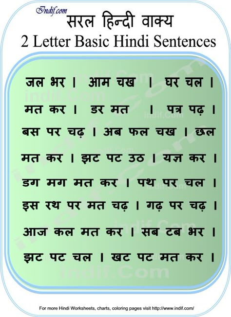 Read Hindi - 2 letter word sentences Two Letter Words Hindi Worksheets, Two Letters Words In Hindi, 2 Letter Words In Hindi, Hindi 2 Letter Words Worksheet, Hindi Two Letter Words Worksheet, Hindi Words For Kids, Reading Beginners, Hindi Sentences, Class Worksheets