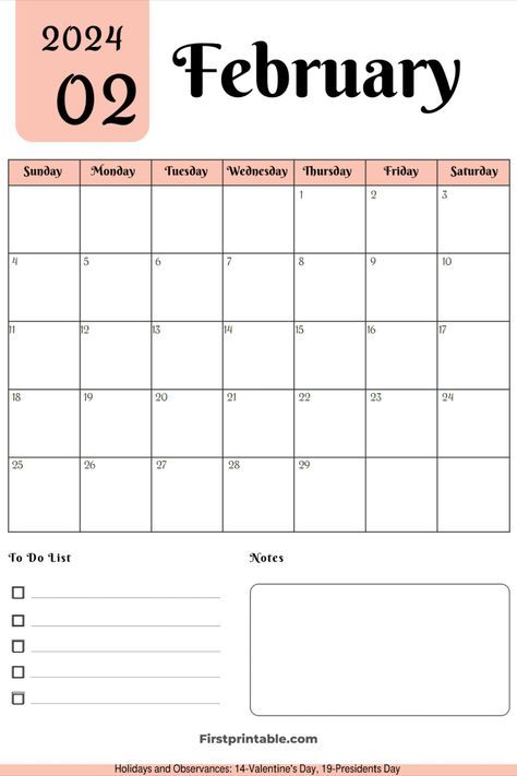 Download and print these colorful and Aesthetic theme calendars, Our Free printable editable and fillable February month calendars for 2024 with US holidays. Free blank Vertical / Portrait orientation monthly calendar PDF allows you to fill in your own events and notes. Feb 2024 Calendar Printable, Calender 2024 Aesthetic Printable, February To Do List, Monthly Calendar Design, Feb Calendar, Editable Monthly Calendar, February Month, Planner Designs, Free Printable Calendar Templates