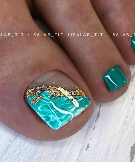 Best Pedicure Designs, Cool Toenail Designs, Toe Nail Designs New Years, Diy Toenail Designs Easy Art Tutorials, Fancy Pedicure Toenails, Nail Art Designs For September, Pedicure Nail Designs Summer, Tie Dye Pedicure, Pedi Ideas Toenails